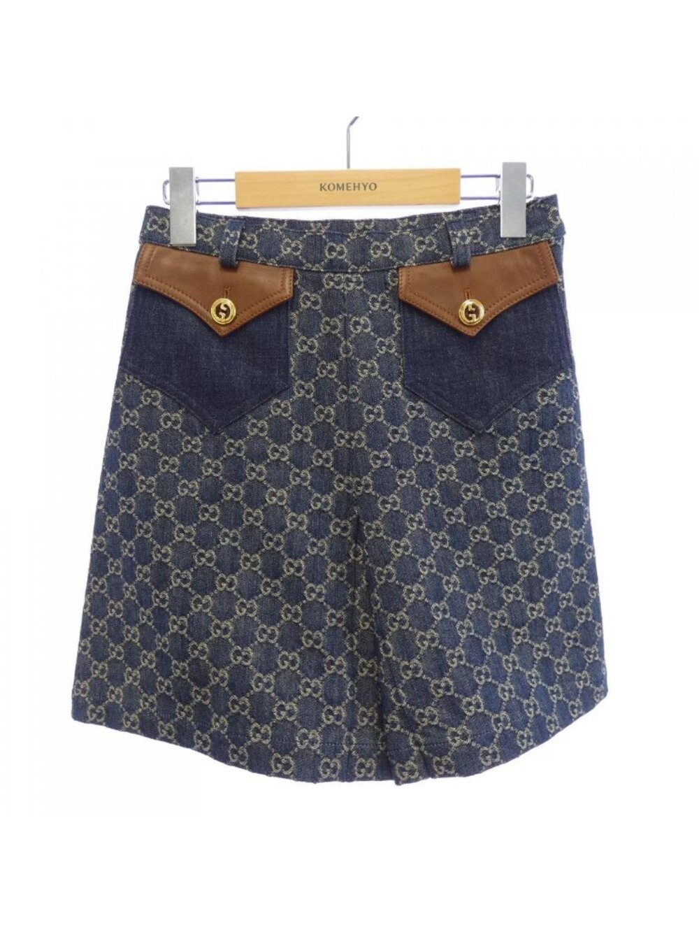 Gucci Washed Organic Denim Shorts